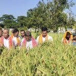 নেত্রকোণায় শস্য কর্তন ও মাঠ দিবস উদযাপিত