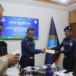 পুরস্কার প্রাপ্ত হলেন গোপালগঞ্জ জেলার  মুকসুদপুর থানার এস আই শামীম।