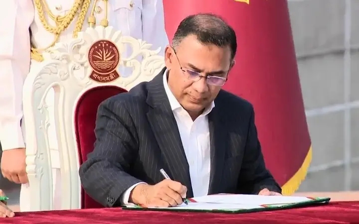 বাংলাদেশের  মাননীয় প্রধানমন্ত্রী জনাব তারেক রহমানকে অভিনন্দন।