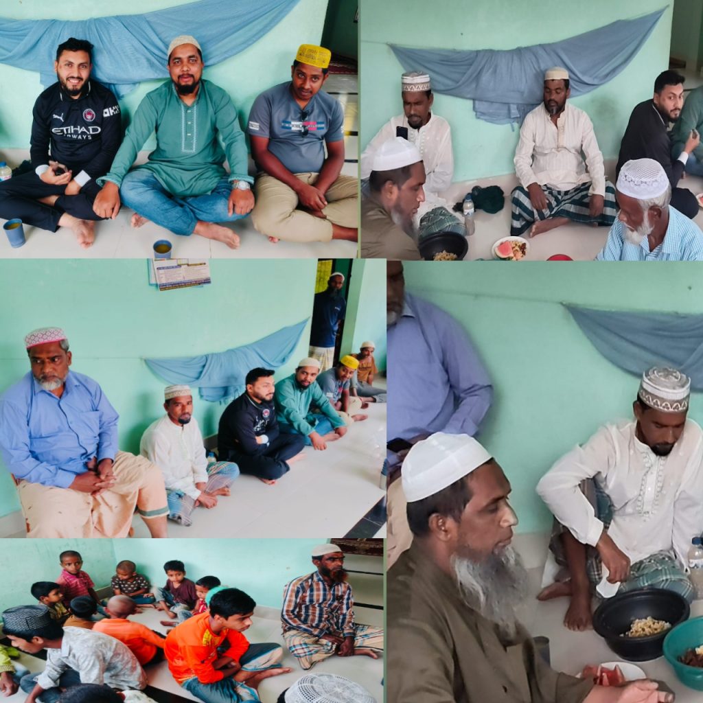 লামার, আজিজ নগর ইউনিয়নের ৭ নং ওয়ার্ডের, রাজ্জাক পাড়া জামে মসজিদে ইফাতার ও দোয়া মাহফিল অনুষ্ঠিত
