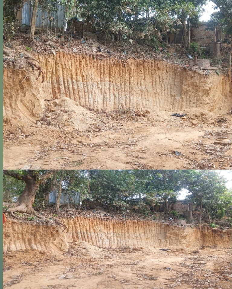 লোহাগাড়ায় রাতের আঁধারে পাহাড় কাটার অভিযোগ, ইউপি সদস্য আলম মেম্বারের বিরুদ্ধে স্থানীয়দের ক্ষোভ।