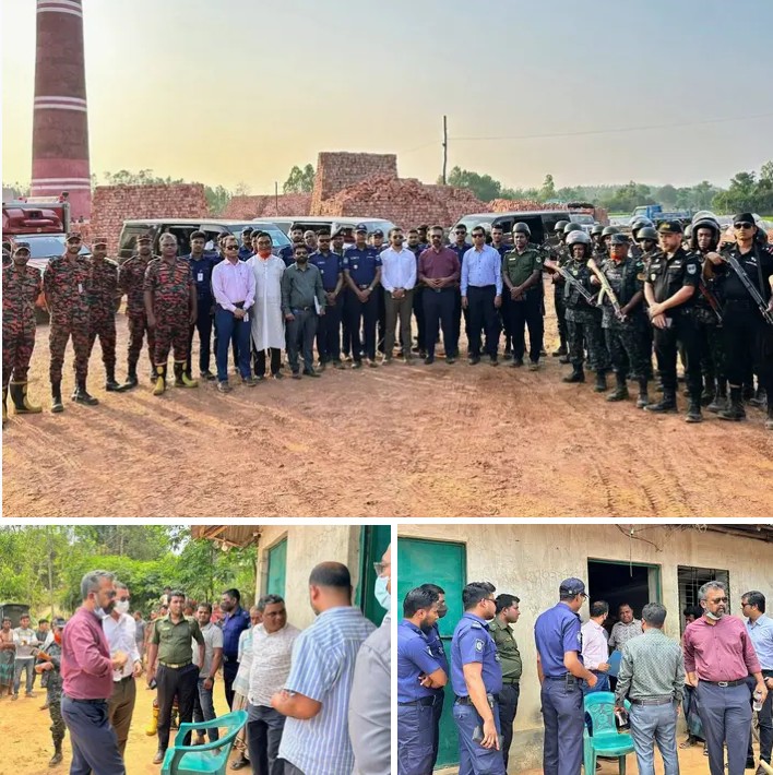 লোহাগাড়ায় অবৈধ ইটভাটার বিরুদ্ধে মোবাইল কোর্ট পরিচালনা করে ৫টি মামলায় নগদ ৩০ লক্ষ টাকা জরিমানা।