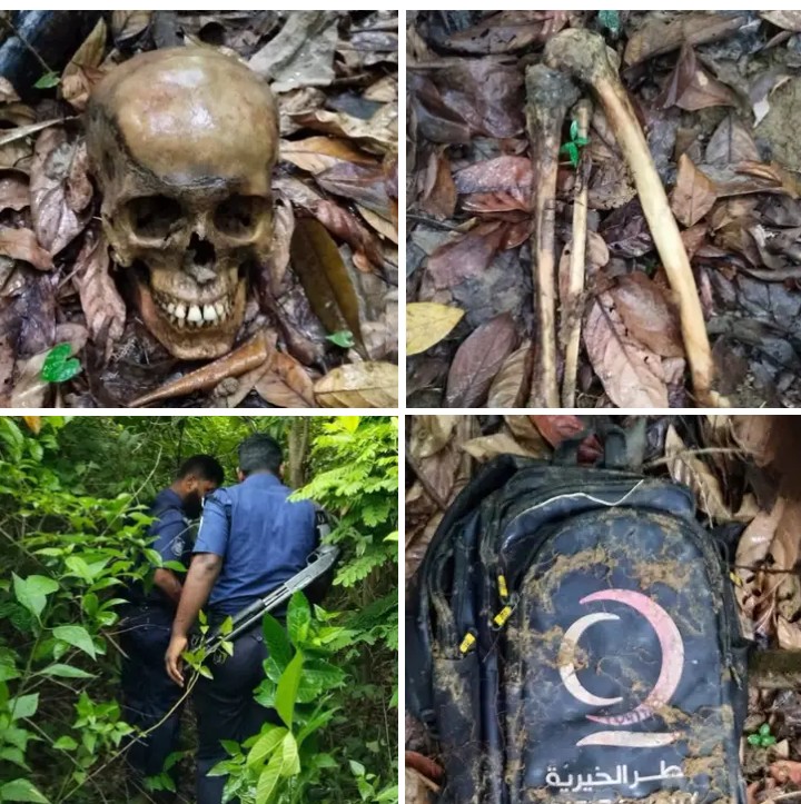 বান্দরবানের নাইক্ষ্যংছড়ি উপজেলার দুর্গম পাহাড়ি এলাকা থেকে একটি মানব কঙ্কাল উদ্ধার করেছে পুলিশ। উপজেলার বাইশারী ইউনিয়নের প্রায় ৩৫ কিলোমিটার উত্তরে ২৮০ নম্বর আলীক্ষ্যং মৌজার হাতির ডেরা এলাকায় মঙ্গলবার দুপুরে কঙ্কালটি উদ্ধার করা হয়। ঘটনাটি এলাকায় চাঞ্চল্যের সৃষ্টি করেছে।